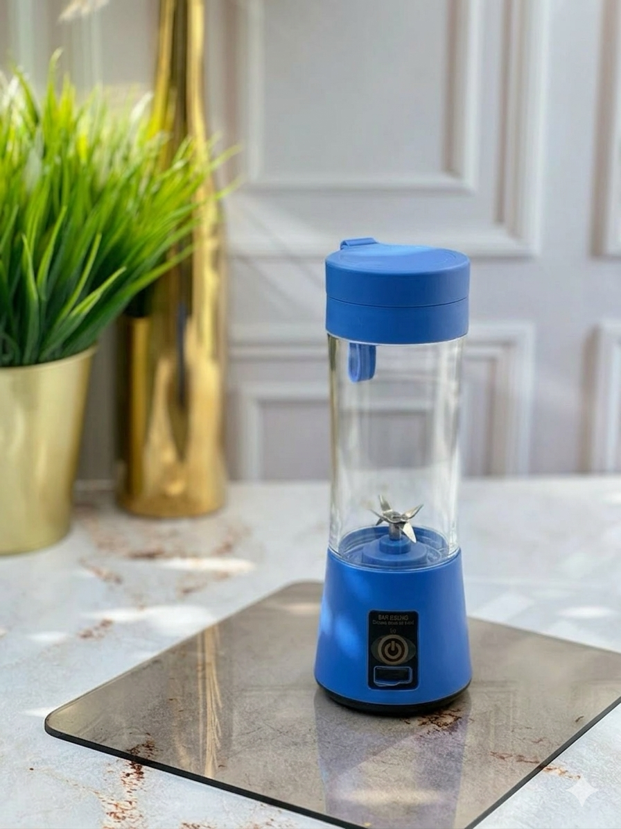 Licuadora Portátil USB Premium: Tus Batidos Frescos Donde Sea y Cuando Sea.