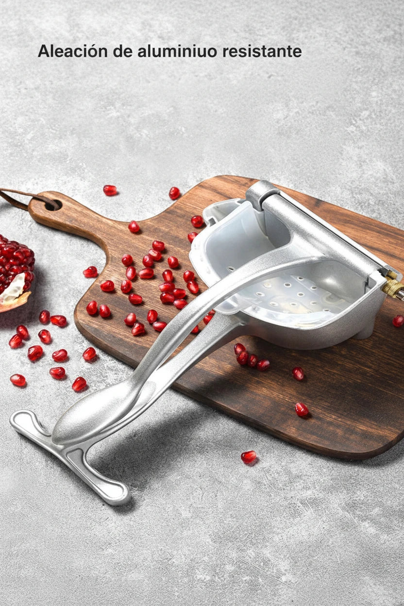 Exprimidor de Mano con Sistema de Palanca, máximo Jugo con el Mínimo Esfuerzo.